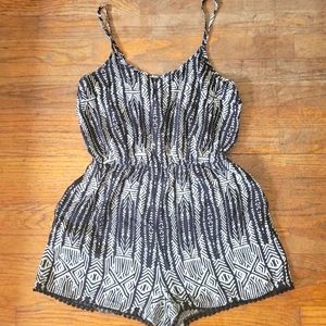 Printed romper